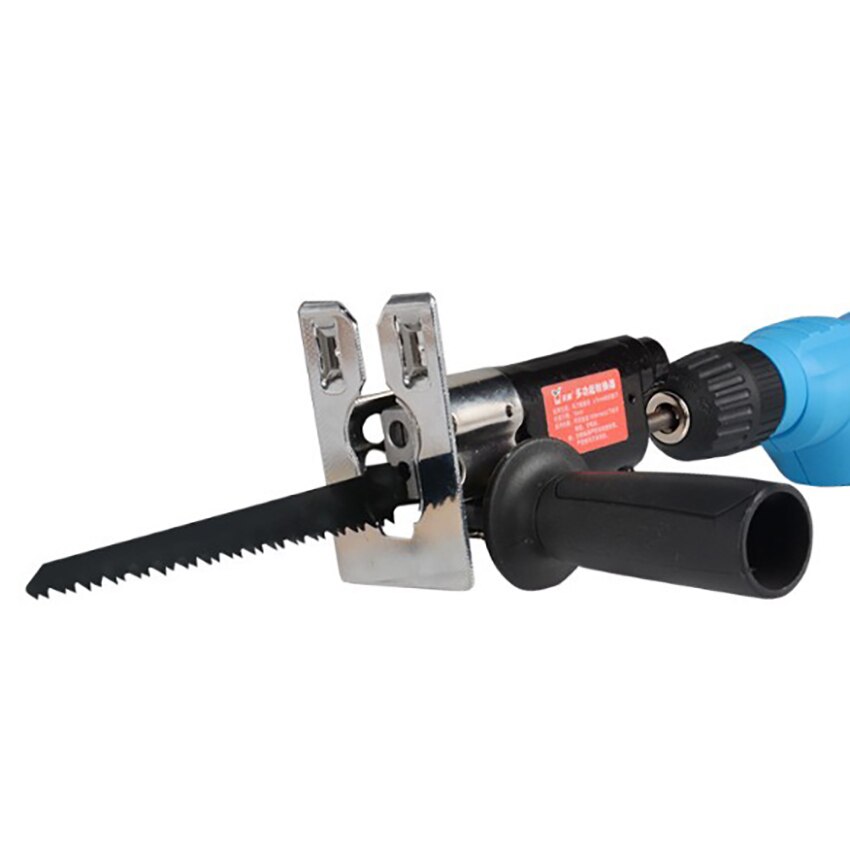 Perceuse électrique, multifonction 3 en 1, scie alternative, accessoire, changement de perceuse électrique, scie incurvée pour coupe de tuyaux de bois