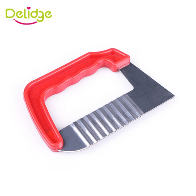 Delidge 1 pc Golf Aardappel Cutter Rvs Groentesnijder Deeg Kreuk Mes Voor Aardappel Gebak DIY Handgemaakte Zeep Mes