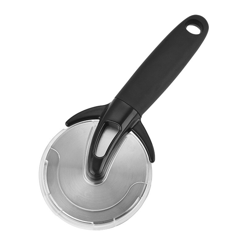 Rodillo de acero inoxidable para cortar Pizza, rueda grande, rebanador para hornear, utensilio de cocina de conveniencia,