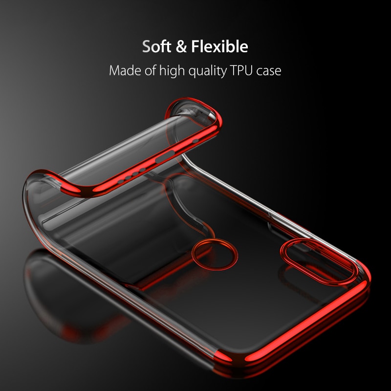 Luxury Original Phone Cases for Xiaomi Mi 8 Mi8 SE Soft TPU Ultra Thin Transparent Plating Back Cover for Xiaomi 8 Lite Explorer