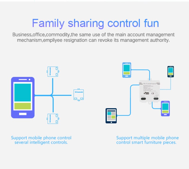 DIY WiFi Smart Light Switch Universal Breaker Timer eWelink APP Wireless Remote Control Works with Alexa Google Home