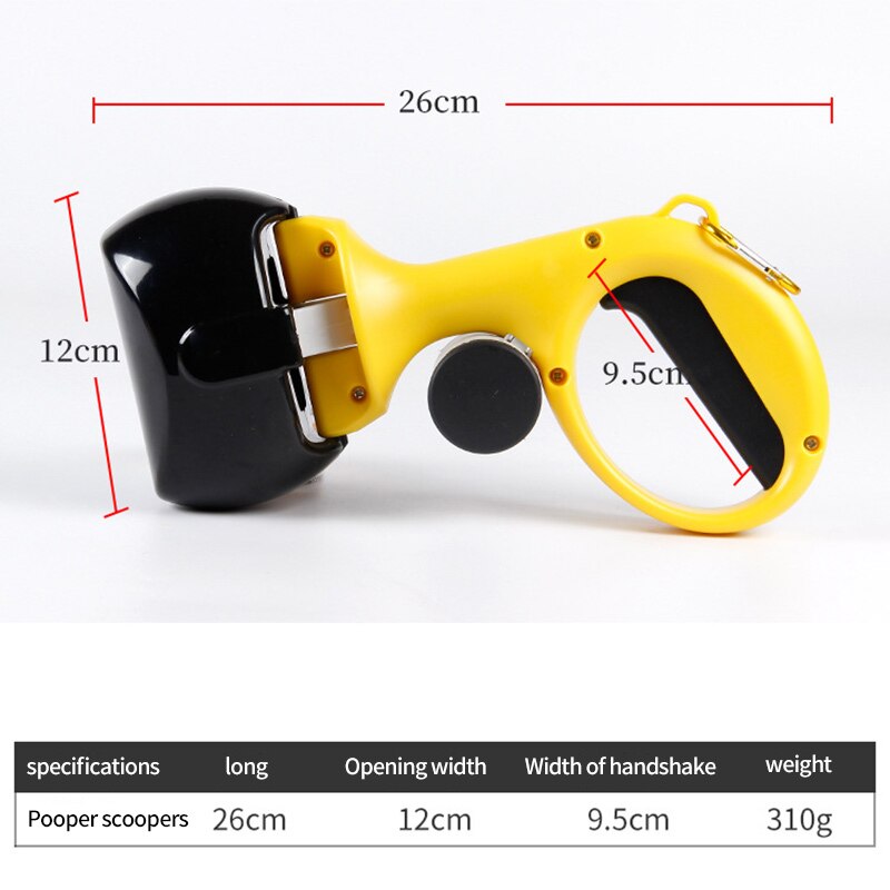 Pet poop picker 2 in 1 bærbar pet poop clipper hun... – Grandado
