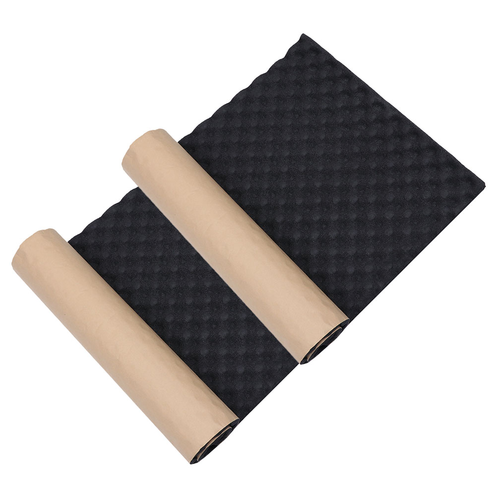 2pcs Useful Sound Insulation Pad Self-adhesive Noise Reduction Wall Panels
