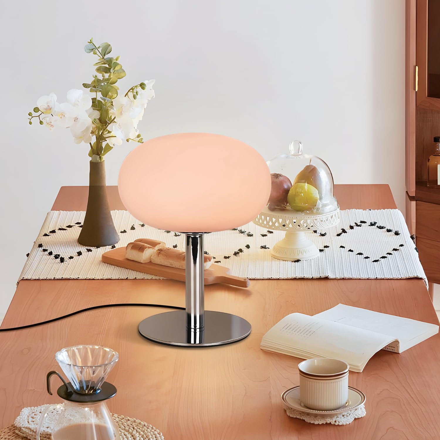 Italiaanse Bedlampje Slaapkamer Lollipop Decoratieve Tafellamp Lichtpunt Eenvoudige Woonkamer Studie Decor Thuis Bureaulamp