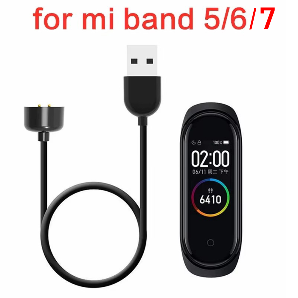 USB-oplaadkabel voor Xiaomi Mi Band 5 6 7 Magnetische oplaadconnector voor Xiaomi Mi Band Charger Line Draagbare USB-opladerdraad