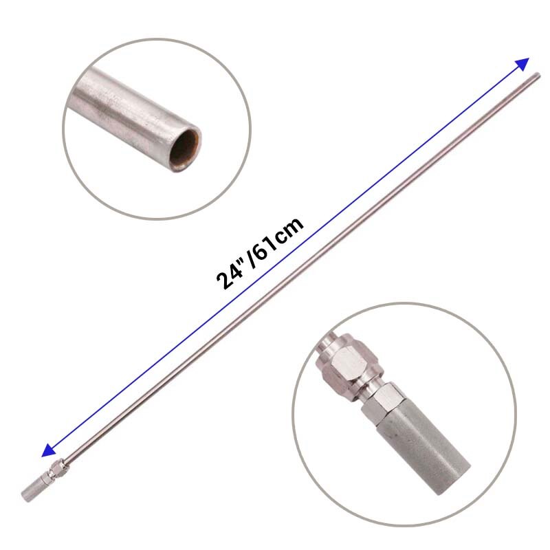 65cm Stainless Steel Aeration Wand 5/16"(8mm) OD 0.5 & 2.0 Micron Homebrew Wort Aeration Fermentation equipment