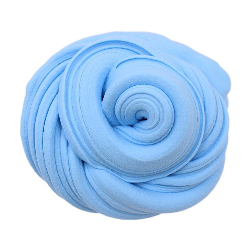 Colorful Fluffy Floam Slime Foam Beads Supplies Antistress Cotton Clay Magic Sand Toy Intelligent Plasticine for Kids: Blue Slime