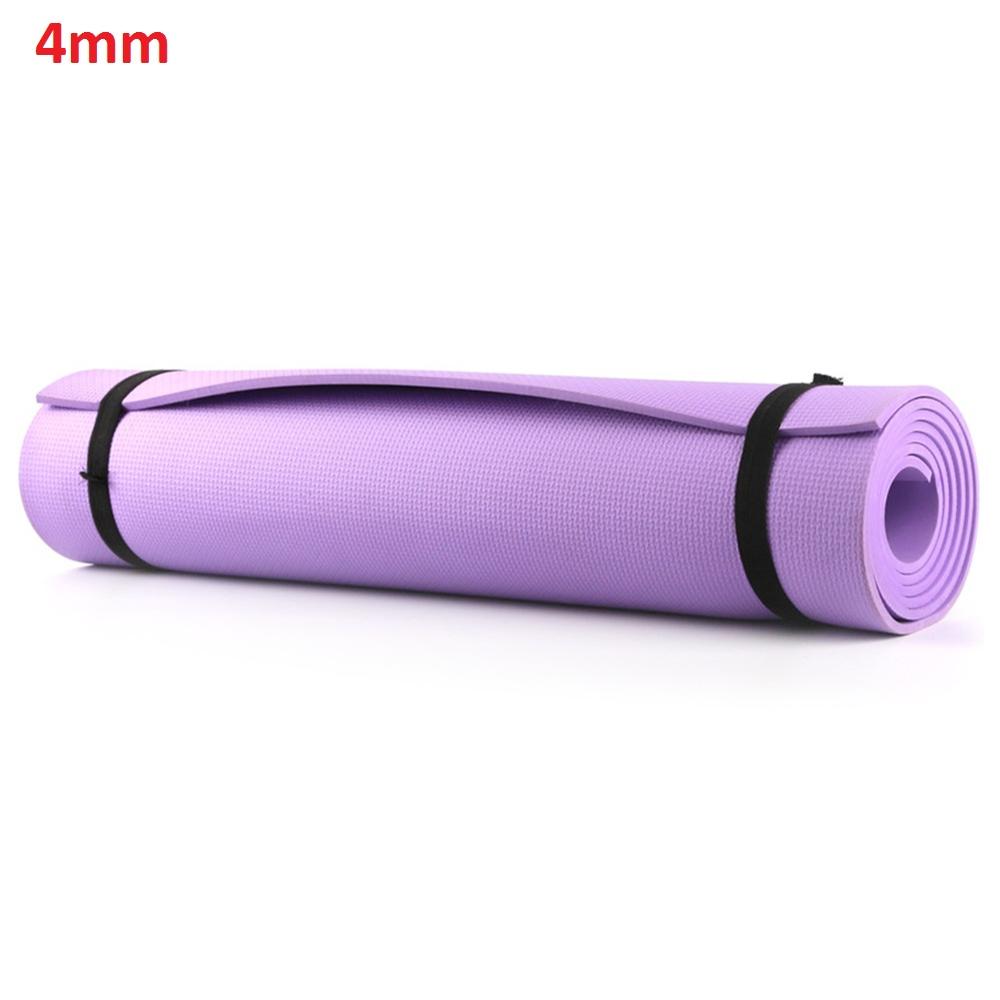 Esterilla antideslizante para ejercicio y Pilates, Alfombra de 4mm/6mm de grosor, para Yoga, equipo multifunción