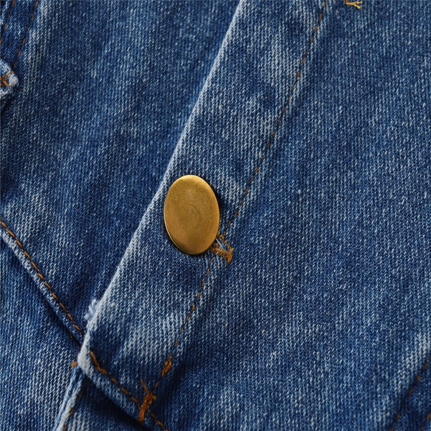 Estate abbigliamento per bambini 2022 moda carino Denim ragazza tuta bambini senza maniche generale Jean pagliaccetto per bambini pantaloncini BC2165
