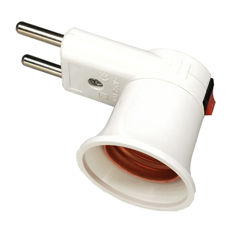 100% Originele lamphouder plug adapter met schakelaar E27 gloeilamp stopcontact Europese plug socket Markel viko