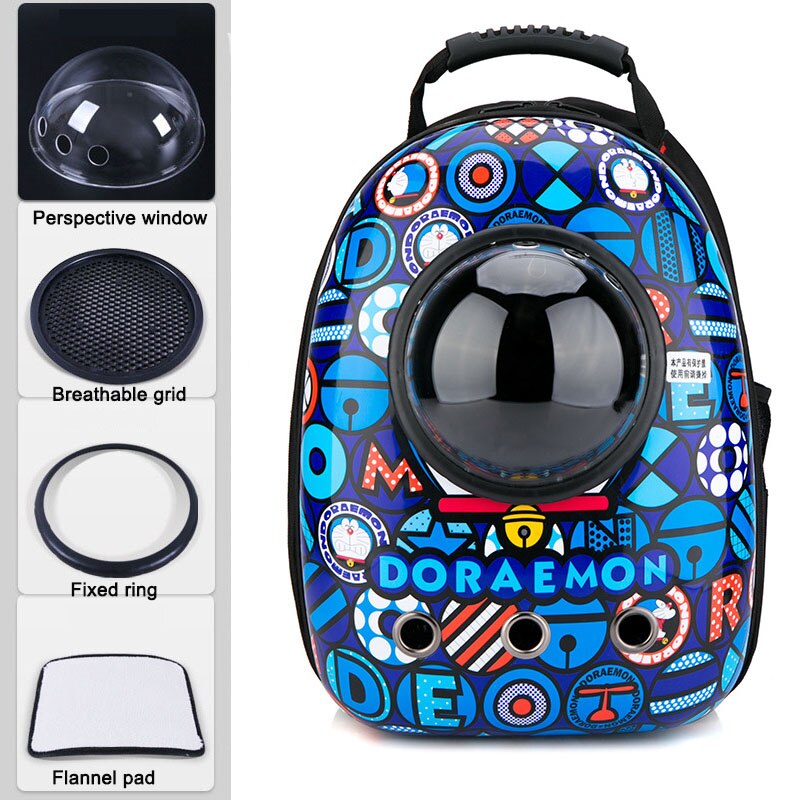 SIXPENNY Graffiti Go Out Carry Pet Cat Backpack