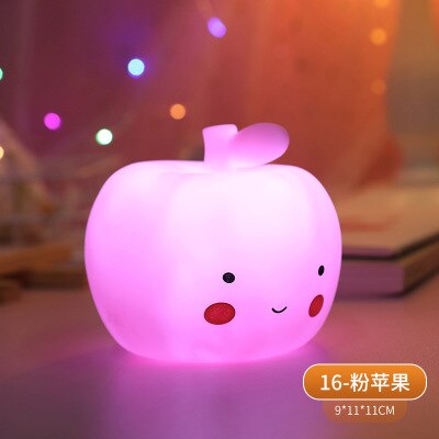 Cute Smiley Clouds Stars Unicorn Moon Appease Glow Night Light Feeding Lamp For Home Bedroom Decor For Children Kids Toy: Style 18