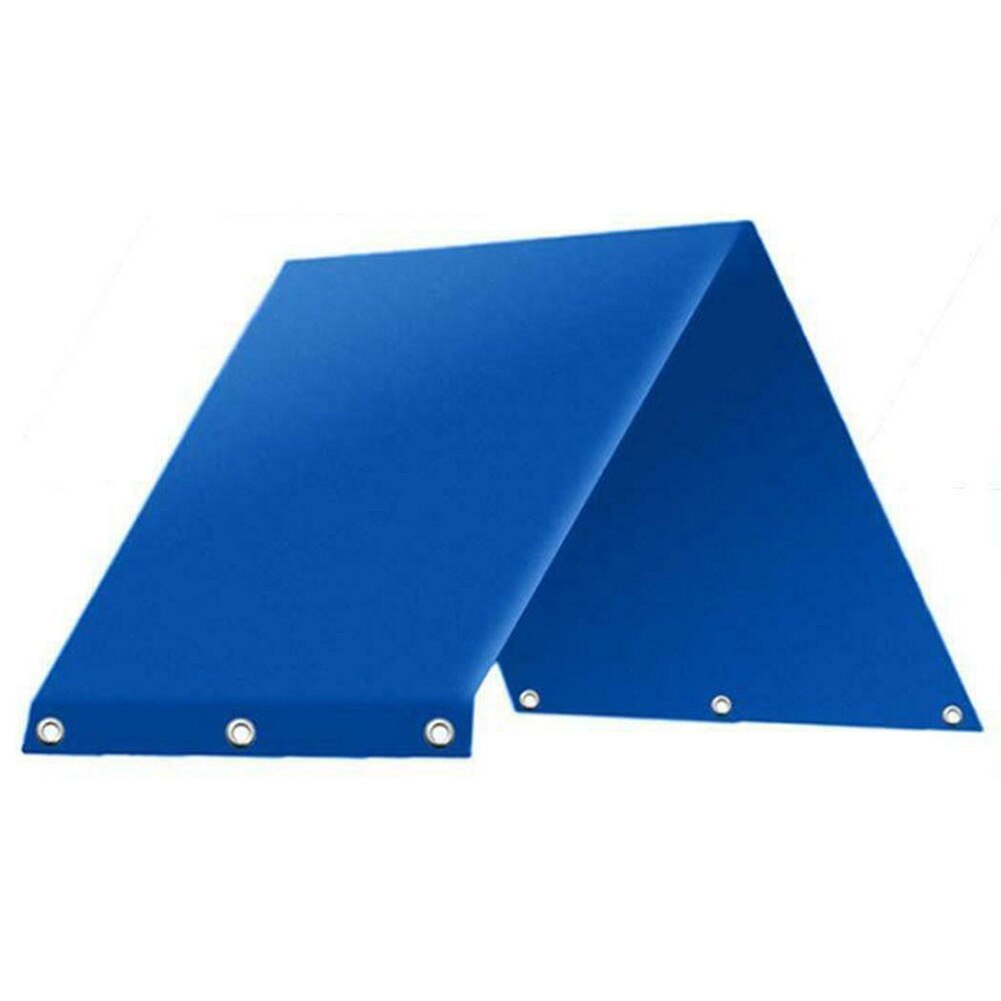 Substituição viseira resistente uv sólido à prova dplayground água crianças playground proteção solar pátio fácil instalar balanço encerado jardim: Azul