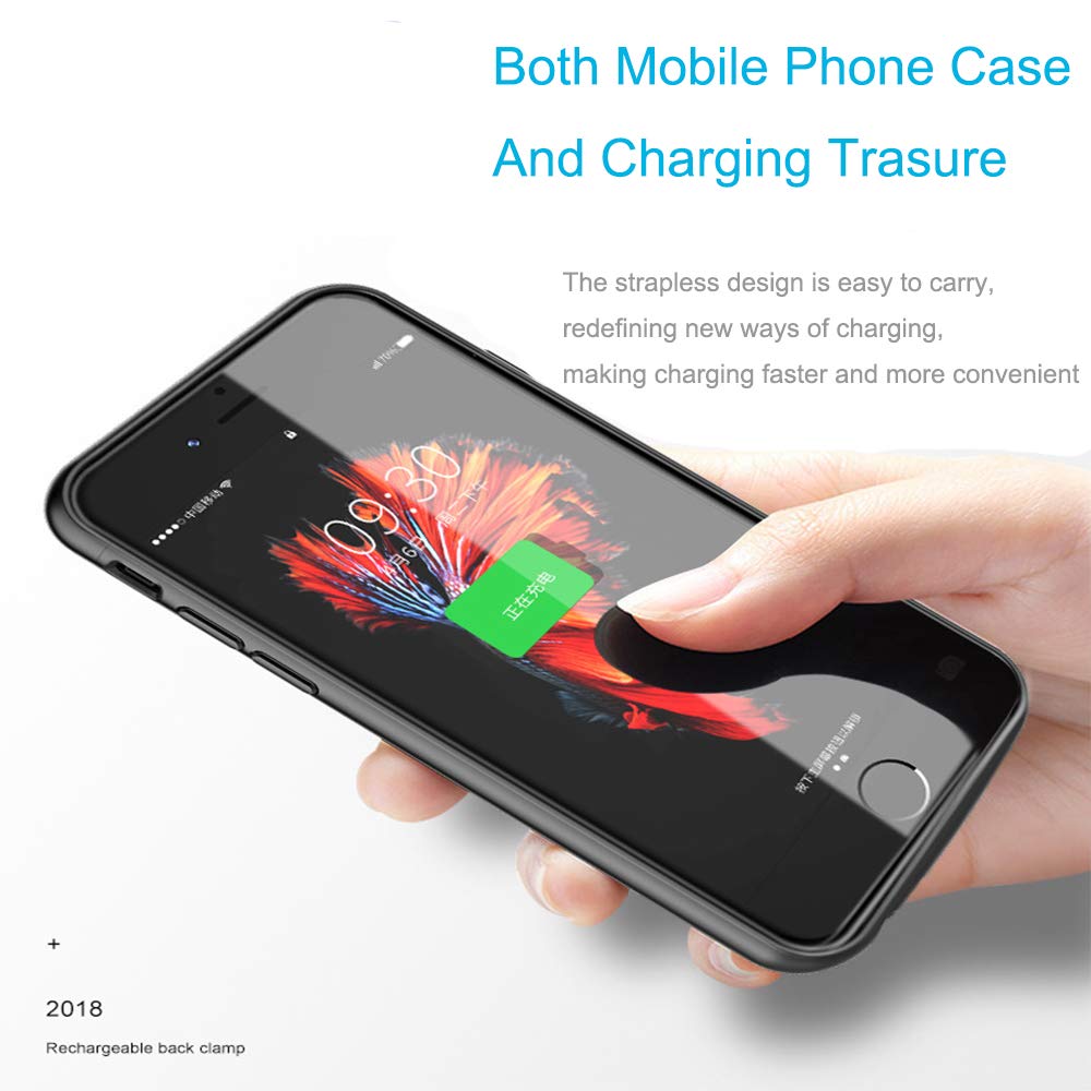 For iPhone 5 5S SE 6 6S 7 8 6 Plus 6s Plus 7 8 Plus X XS XR XS Max Battery Case Ultra-Thin Portable Charger Power Case Bank