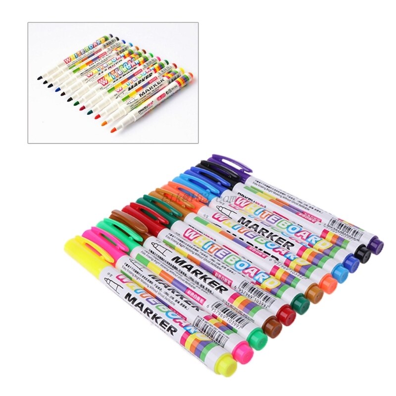 12 farben Whiteboard Marker Ungiftig Trockenen Löschen markieren