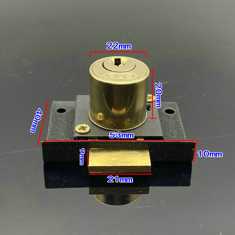 808 Brand Drawer Lock Copper Core 808 Drawer Lock (Large Head) 22mm Diameter, Durable Security Solution for Cabinets and Drawers