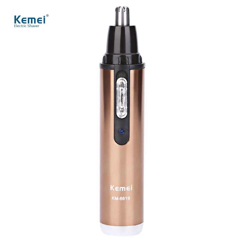 Kemei KM-6619 Elektrische Scheren Nose Hair Trimmer Wasbare Oplaadbare Neus Trimmer Scheermes Cleaner Hair Styling Tool