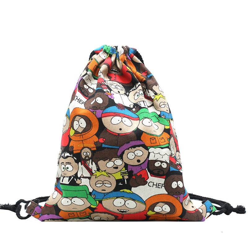 Portable Drawstring bags Girls Shoes Bags Women Cotton Travel Pouch Storage Clothes handbag Makeup bags: villain