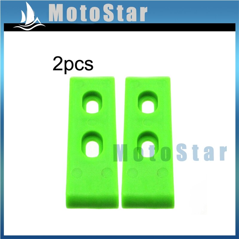 nylon kjede skyve svingarm beskyttelse beskytter guide til 50cc 70cc 90cc 110cc 125cc 140cc 150cc 160cc gruve skitt sykkel ssr thumpstar: Grønn