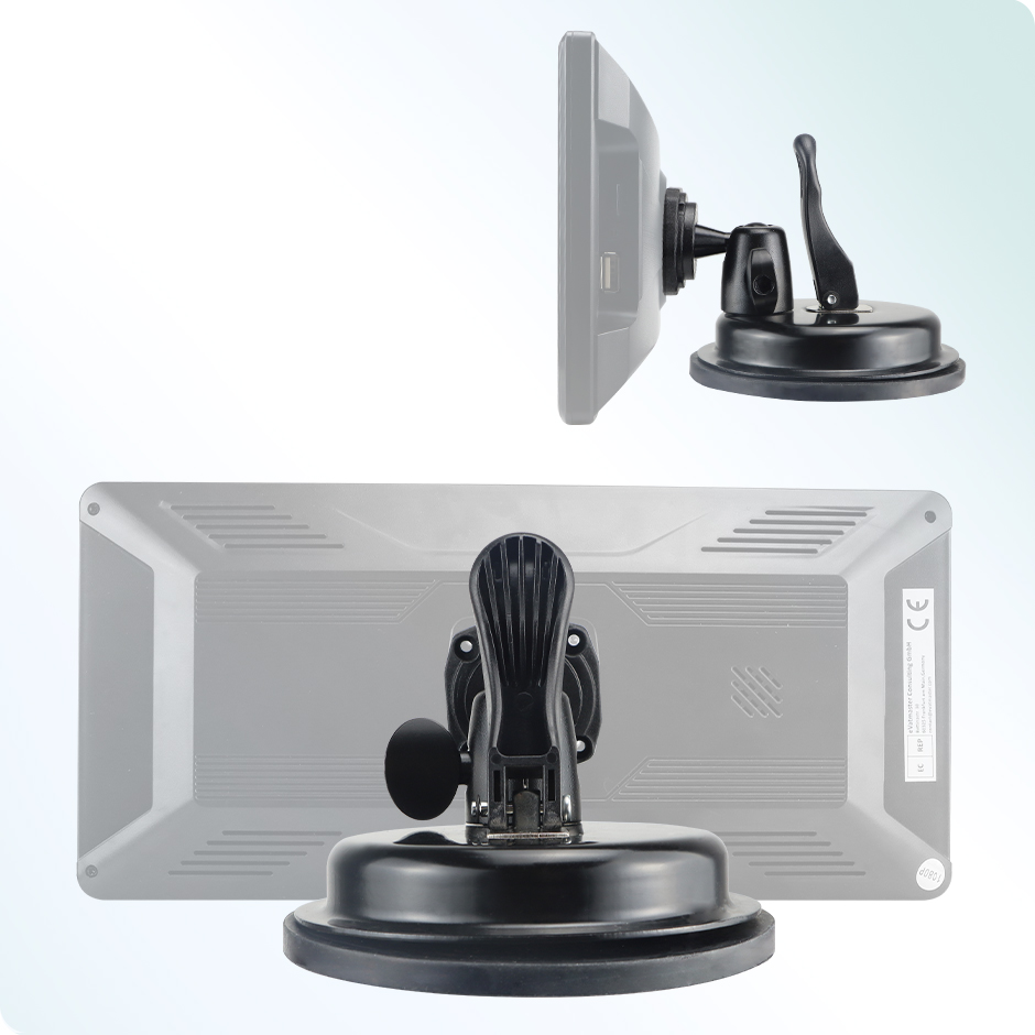 Greenyi Auto Kan Draaien 360 ° Grote Zuignap Rubber Standaard Beugel Voor Auto Desktop 7/8/9/10Inch Monitor