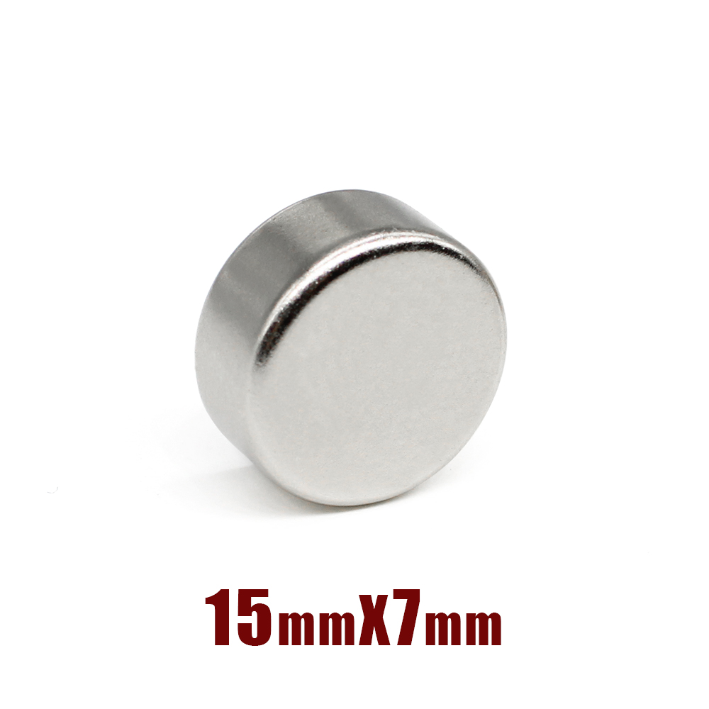 5/10/20/30/50 pz 15x7 magneti circolari foglio 15mm X 7mm magnete al neodimio rotondo forte N35 15x7mm magnete a discoteca permanente 15*7mm