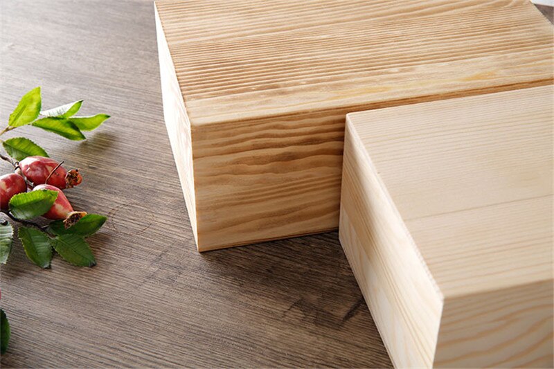 Special offer solid wood desktop storage box rectangular antique box packaging box jewelry box wooden box customization