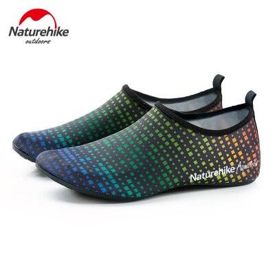 Natureike-chaussettes en peau de pieds nus pour hommes et femmes, chaussures rayées pour la plage, de piscine, de gymnastique, de natation, de plage, de Surf: black / 39,5