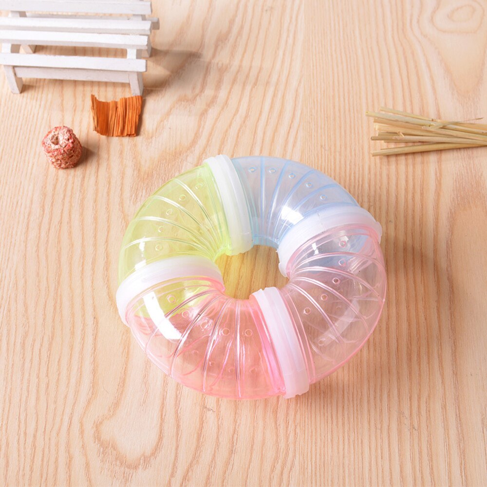 Túnel de plástico para hámster, tubería de entrenamiento para mascotas, herramientas de juego, juguetes externos, jaula multifuncional, accesorios para hámster