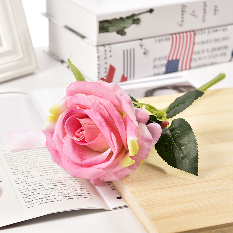 Kunstbloem Zijde Simulatie bud bloem rose boeket voor wedding tafel accessoire woondecoratie