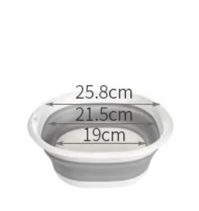 Protable Foldable Washbasin Bath Tub Folding Non-Slip Kid Shower Bathtub Bathroom Accessories Folding Storage Basket Wash Basin: S