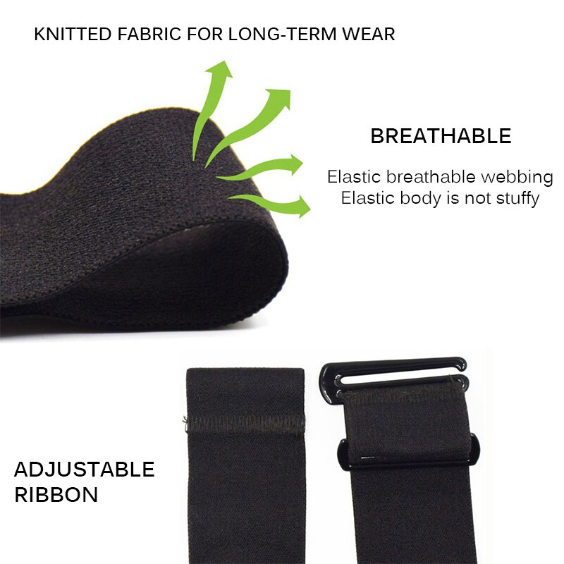 Heart Rate Monitor Comfortable Sensitive Stable Adjustable Elastic Chest Soft Strap Band Sport Running Bluetooth