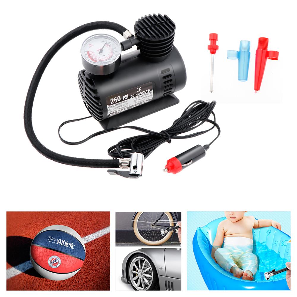 250PSI 12V Auto Pomp Tire Inflator Mini Auto Lucht... – Vicedeal
