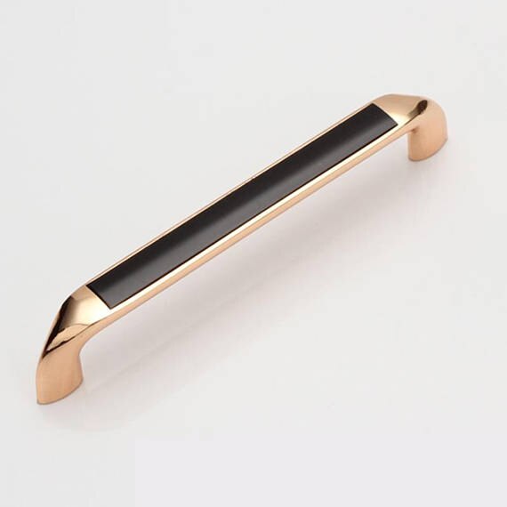 3.75 '' 5 '' 6.3 '' rose guld sort kommode knapper skuffe trækker håndtag knapper køkkenskab dørhåndtag knop moderne pull hardware