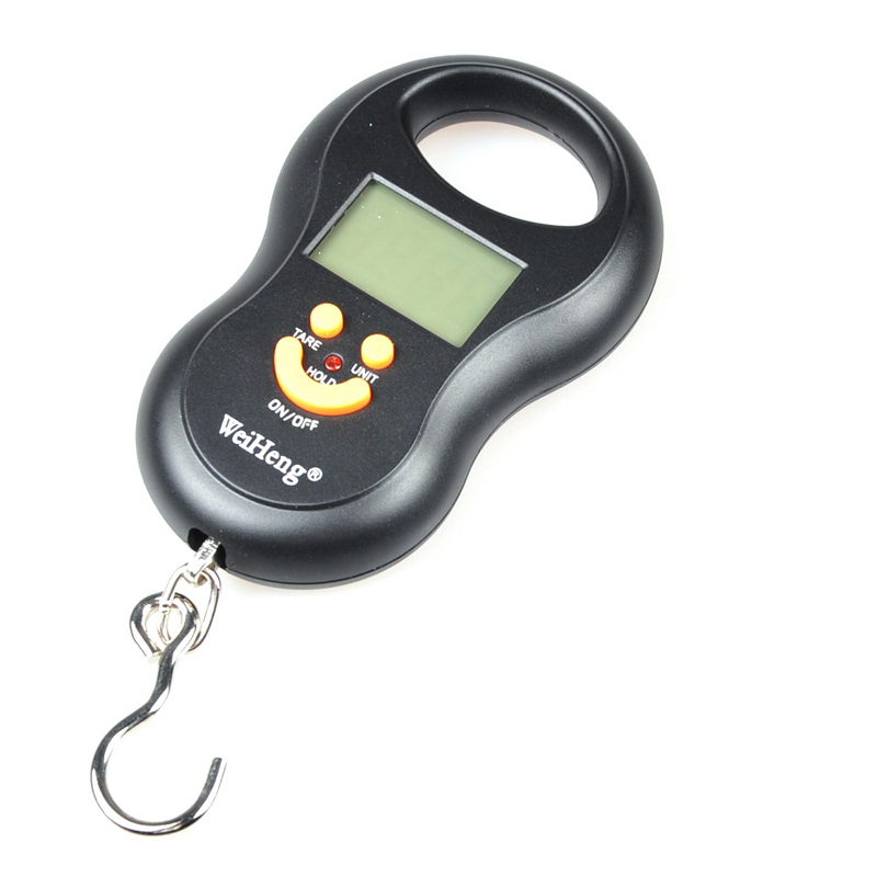 Portable Mini Hand Held digital Hanging Scale for suitcase Travel bag Electronic Weighting Luggage Scale fish Hook Balance: A03L
