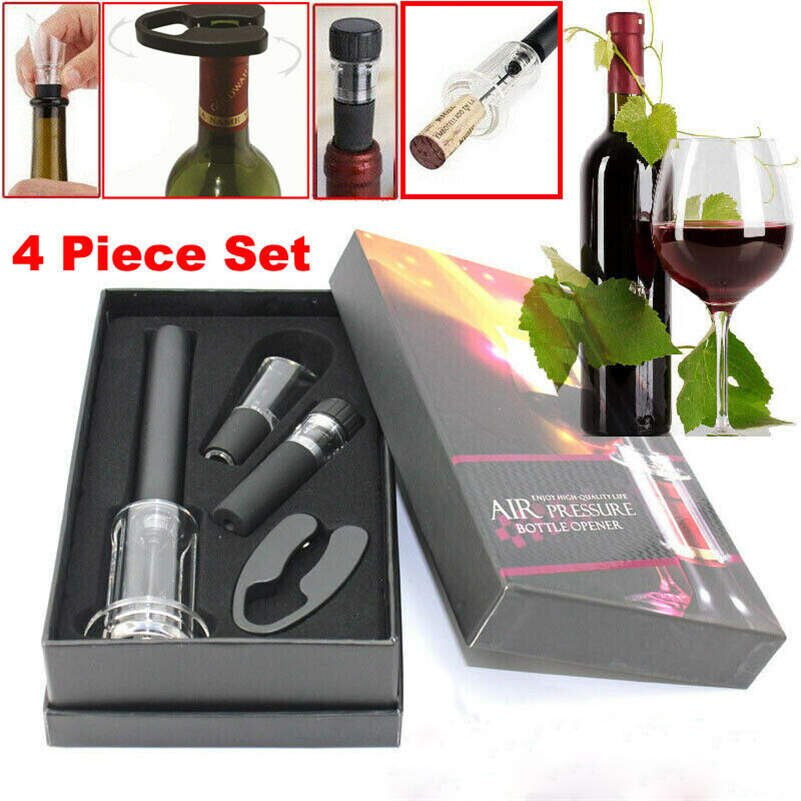 Bottle Rocket 4 Piece With Box - Wine Opener Set