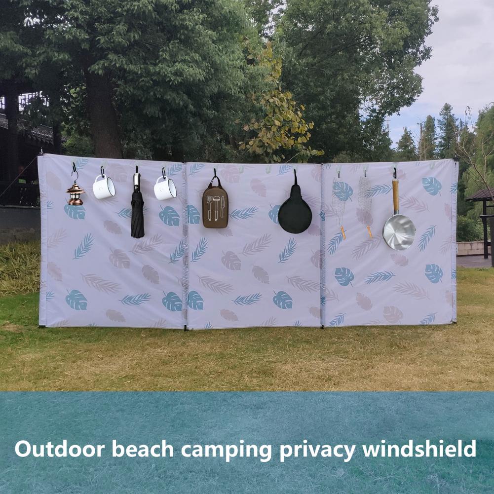 Multifunctional Sun Protection Beach Wind Screen Privacy Wind Screen Easy To Carry Double Fixed