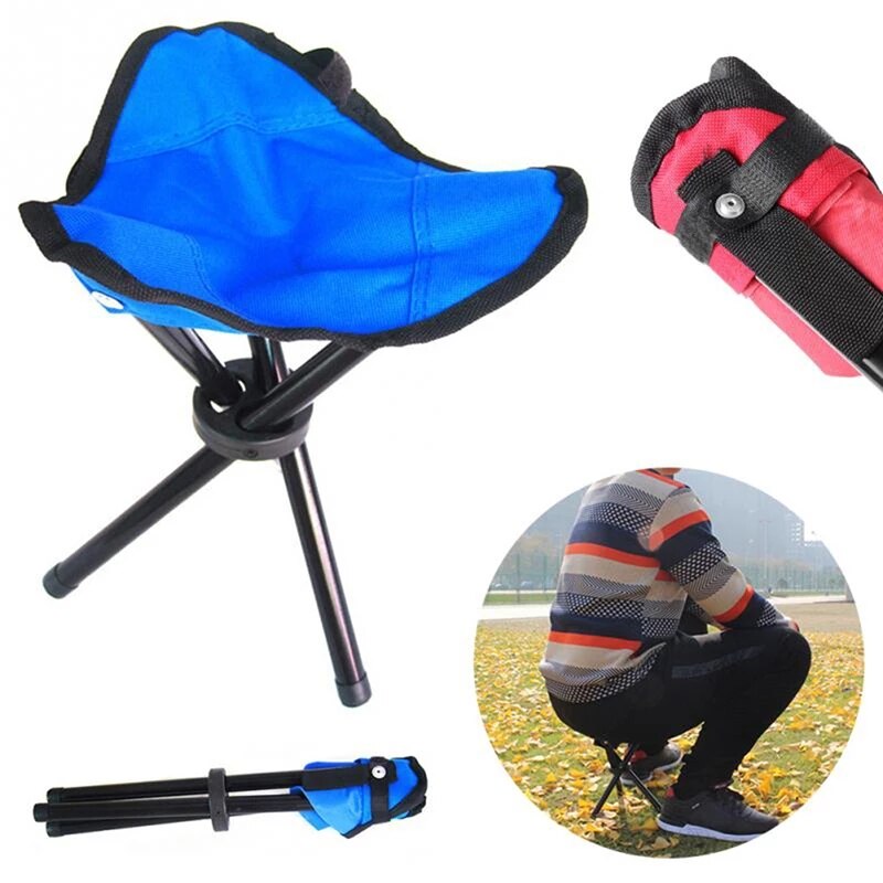 Fishing Chair Triangle Folding Camping Chair Outdoor Stool Seat Fishing Picnic Travel Chair Fishing Accessories Chair Beach