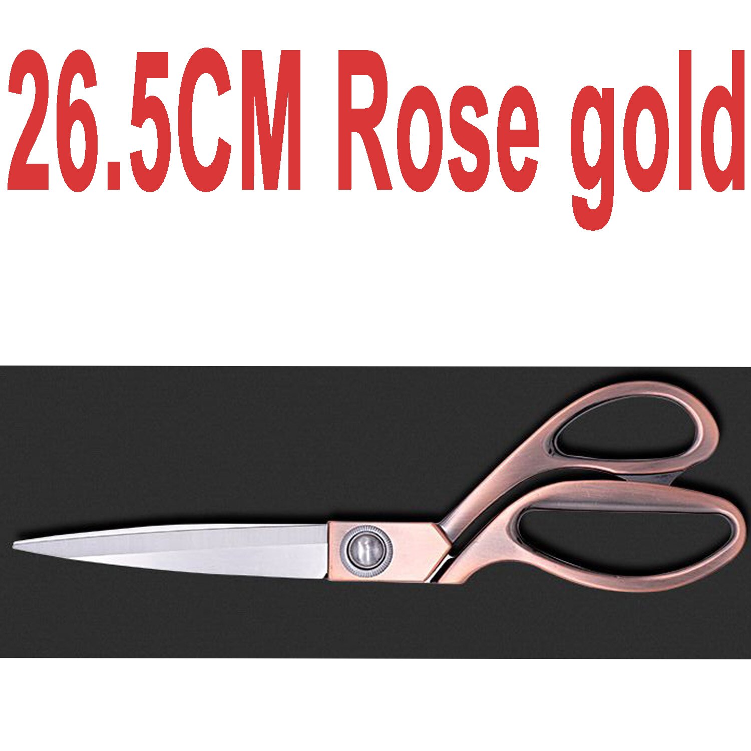 Rubber Cutting Tool Cutting Scissors Cutting Table Tennis Set Adhesive Racket Tool DIY: 26.5CM Rose gold