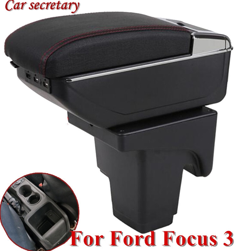 For Ford Focus 3 Armrest Box Central Store Content... – Grandado