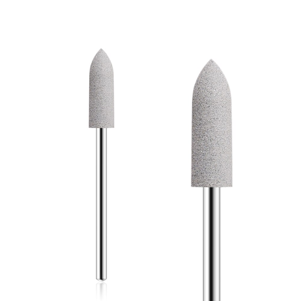 Rolabling Gummi Silikon Fräsen Nagel Kunst Cutter Polieren Puffer Dateien Elektrische Manikübetreffend Maschine Bohrer Pedikübetreffend Werkzeuge: Weiß grau