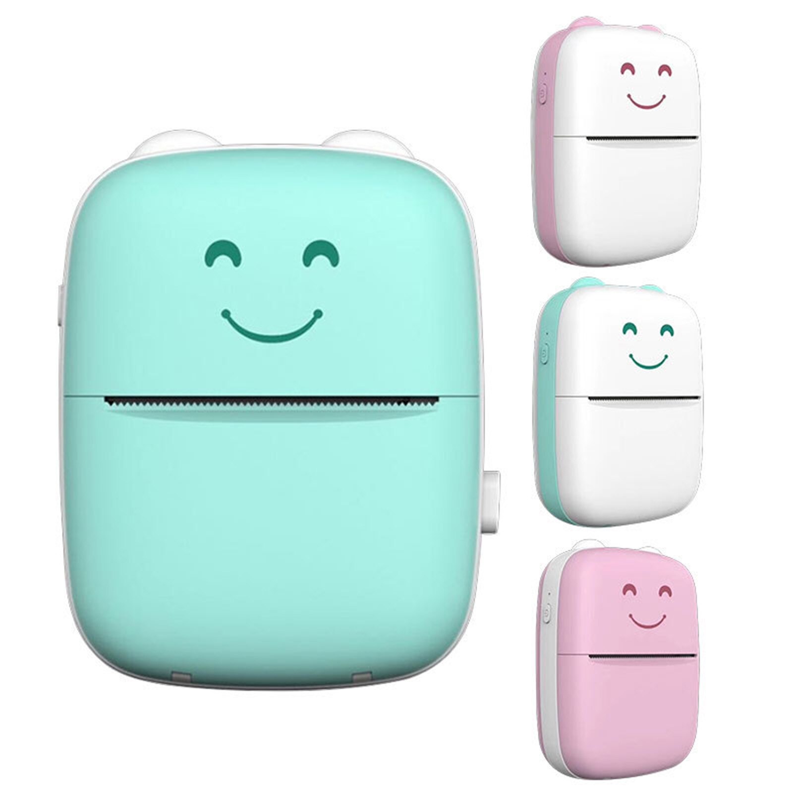 Przenośna termiczna drukarka fotograficzna Bluetooth Inkless mini kieszonkowa drukarka Foto okna IOS android miękkie etui ochrona telefonu komórkowego