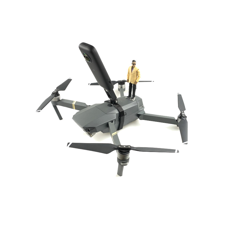 Panoramisk sportskamera beslag insta 360 en x adapter mount stik holder til dji mavic pro 2 pro / zoom drone tilbehør