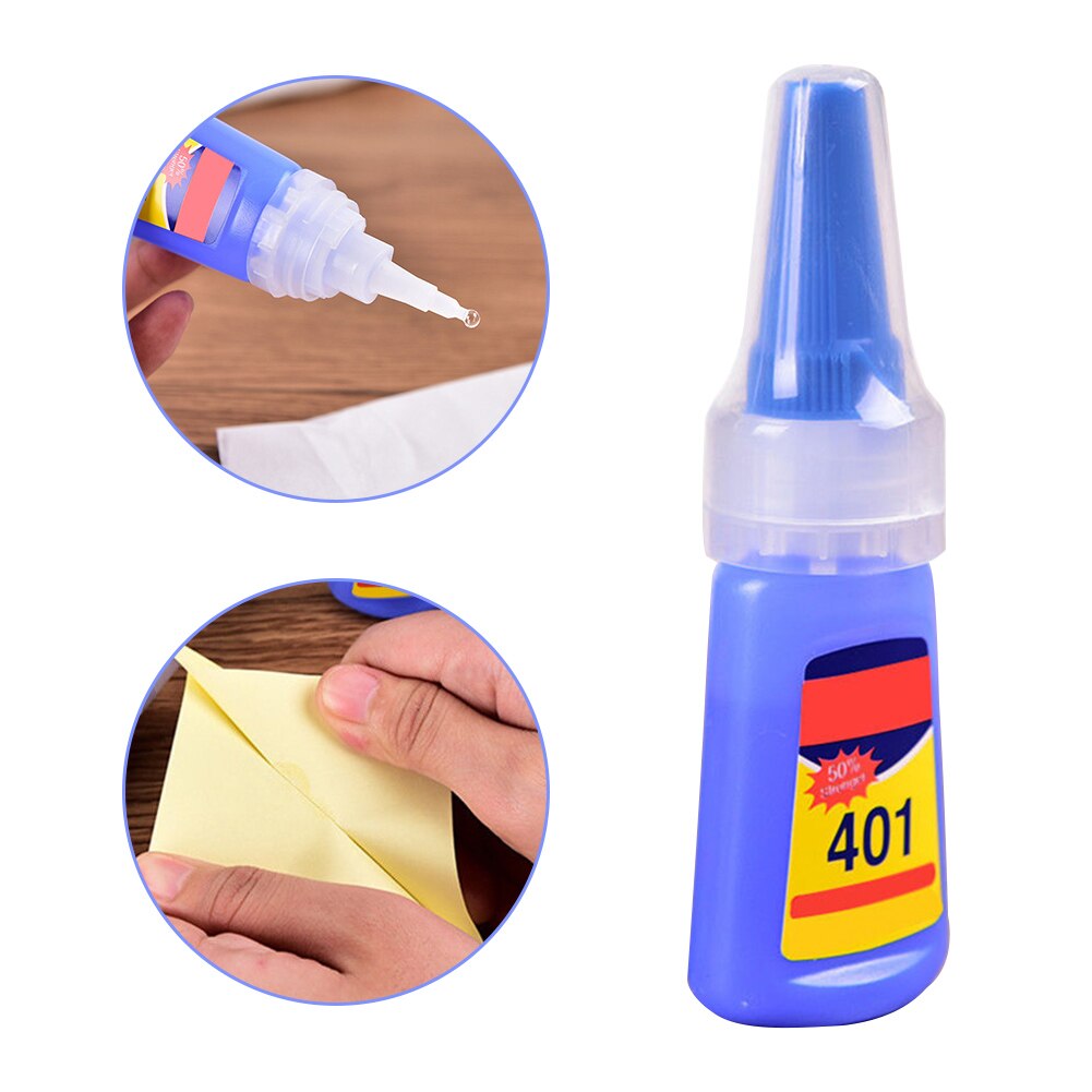 1 Bottle 401 Rapid Fix Instant Fast Adhesive 20g Bottle Stronger Super Glue Multi-Purpose