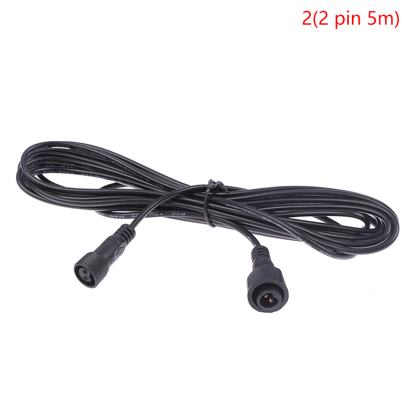 1Pc Universal 3/5/10M Low Frequency Wear Resistant Portable Solar Spotlights Waterproof Cord Extension Cable: Orange