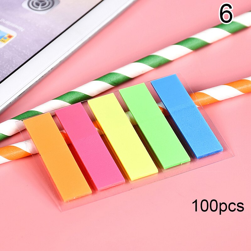 Colored Memo pad Lovely Sticky Paper Post it Note School Office Supplies: 6