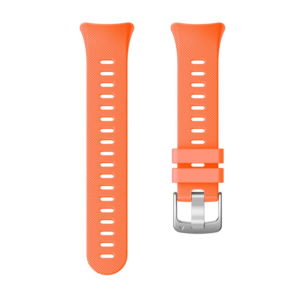 Silicone Watchband For Garmin Swim 2 Smart Watch Band Replacement Wrist Band Strap for Garmin Swim 2: Orange