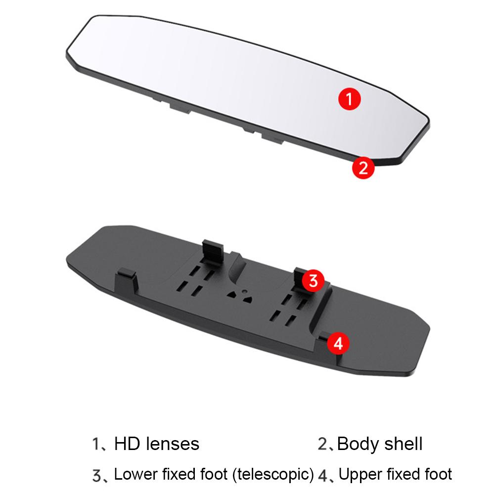 Rear View Mirror Car Wide Angle Convex Rearview Mirror Interior Rear View Mirror For Cars SUV Trucks To Reduce Blind Spot