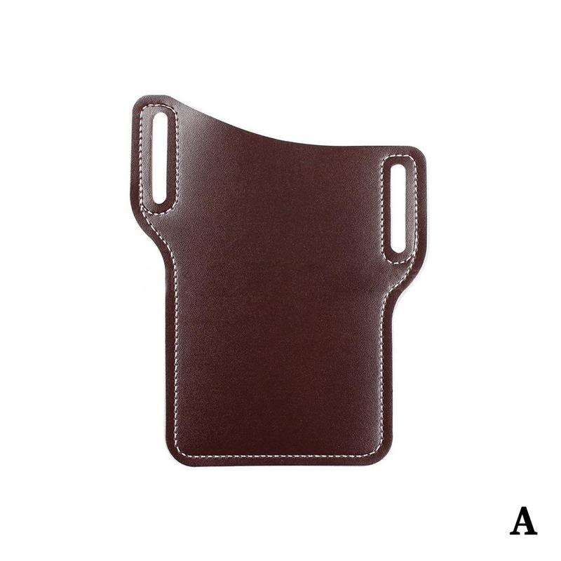 Pu pelle cellula Telefono Borsa mobile Telefono fondina protettivo coperchio all'aperto anti-perdita sospeso vita Borsa cintura clip per Ipho A8g2: Coffe colore