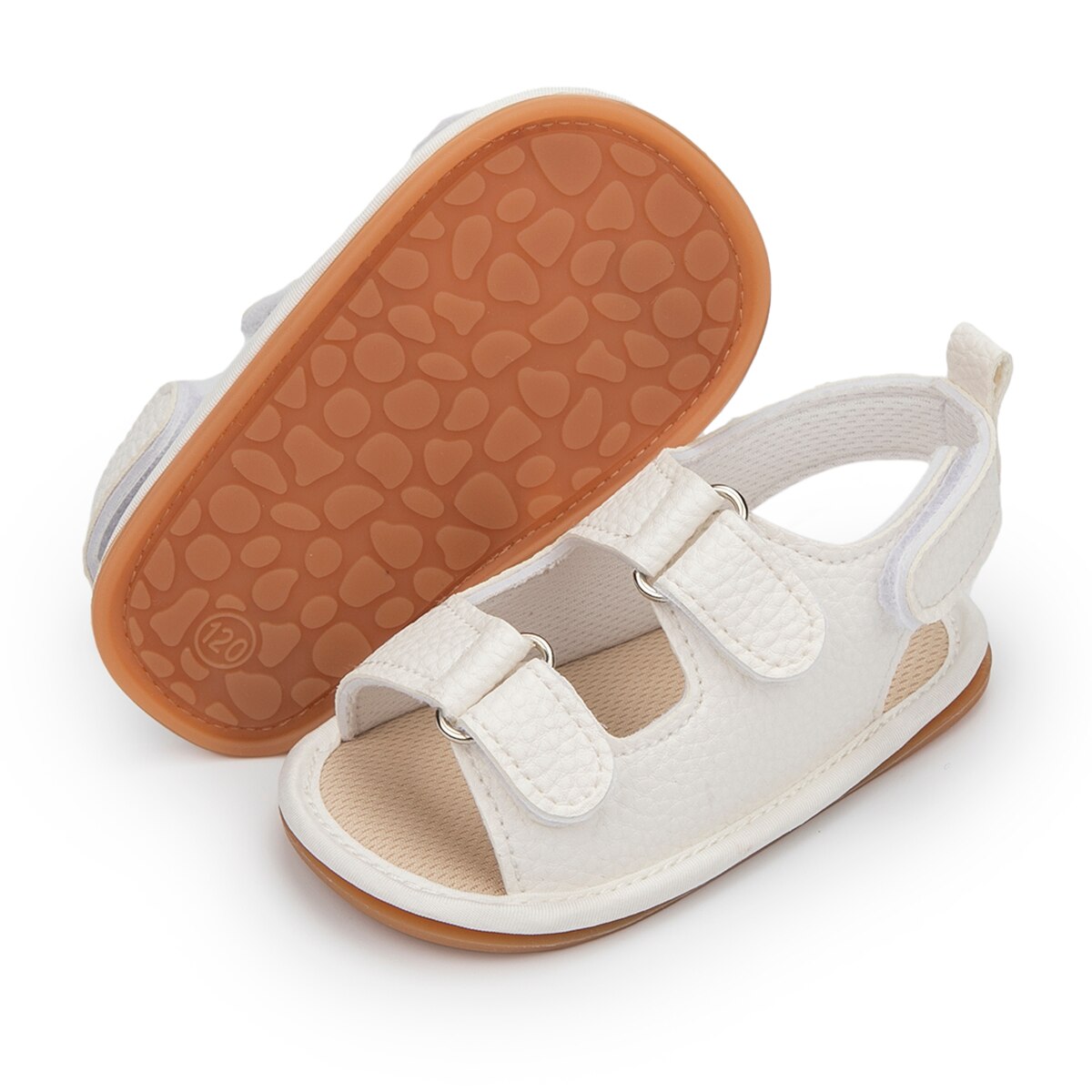 Sandales antidérapantes en toile PU pour bébé, baskets d'été à la pour garçon de 0 à 18 mois,