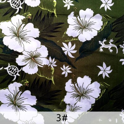 Tissu imprimé de Style hawaïen tissu de peau de pêche bon marché et mince pour les pantalons de plage de Fen en été TJ0611: 3